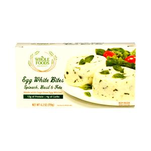 2 egg bites (119 g) Egg White Bites - Spinach, Basil & Feta