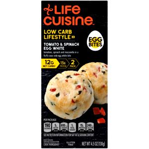 2 egg bites (130 g) Sous Vide Egg Bites: Egg White & Red Pepper