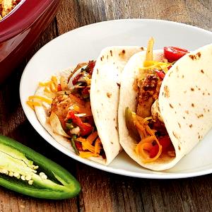 2 fajitas Rush Hour Chicken Fajitas