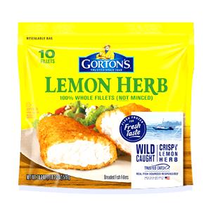2 fillets (104 g) Lemon Herb Breaded Fish Fillets