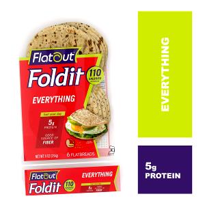 2 flatbreads (14 g) Everything Flatbread