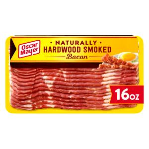 2 fried slices (15 g) Naturally Hardwood Smoked Bacon