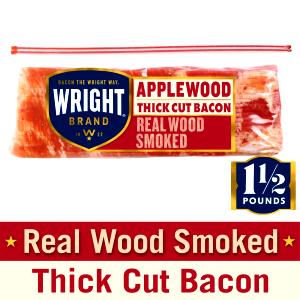 2 fried slices (17 g) Deep Applewood Smoked Thick Sliced Bacon