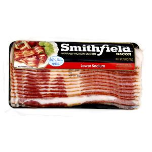 2 fried slices (17 g) Naturally Hickory Smoked Lower Sodium Bacon