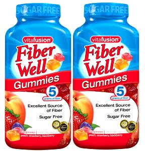 2 gummies Fiber Well Sugar Free Gummies