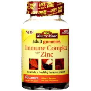 2 gummies Immune Complex with Zinc
