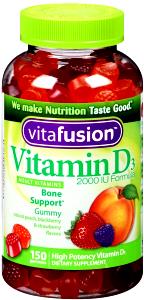 2 gummies Vitamin D3
