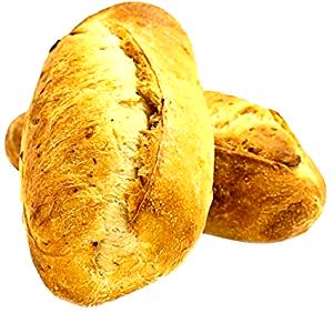 2 half inch slices (64 g) Roasted Garlic Oval Bread