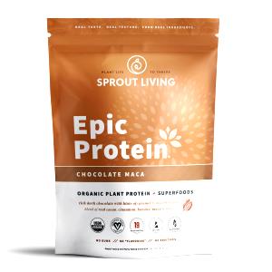 2 heaping scoops (32 g) Epic Protein Chocolate Maca