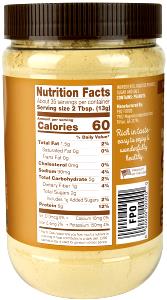 2 heaping tbsp (14 g) Powdered Peanut Butter
