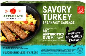 2 links (45 g) Natural Savory Turkey Breakfast Sausage