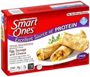 2 mini wraps (226 g) Smart Beginnings Egg, Sausage & Cheese Smart Morning Wrap