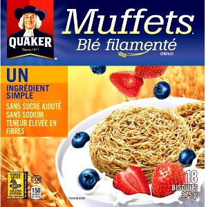 2 muffets (42 g) Muffets Shredded Wheat