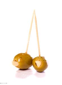 2 olives Olives Stuffed with Garlic