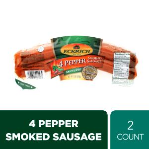2 oz (56 g) 4 Pepper Smoked Sausage