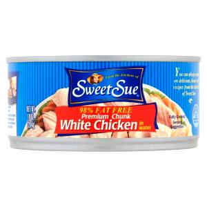 2 oz (56 g) 98% Fat Free Premium Chunk White Chicken in Water
