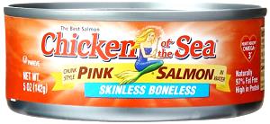 2 oz (56 g) Chunk Style Pink Salmon in Water