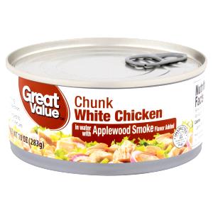 2 oz (56 g) Chunk White Chicken in Water Applewood Smoke Flavor