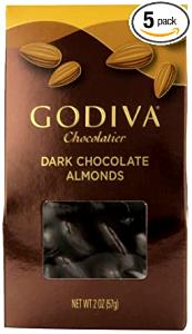 2 oz (56 g) Dark Chocolate Covered Almonds