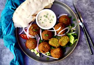 2 oz (56 g) Falafel with Tahini Sauce