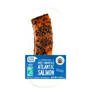 2 oz (56 g) Hot Smoked Salmon with Black Pepper