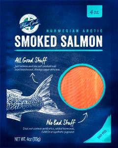 2 oz (56 g) Norwegian Arctic Smoked Salmon