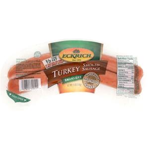 2 oz (56 g) Skinless Turkey Smoked Sausage