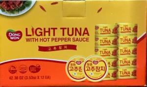 2 oz (56 g) Tuna with Hot Pepper Sauce