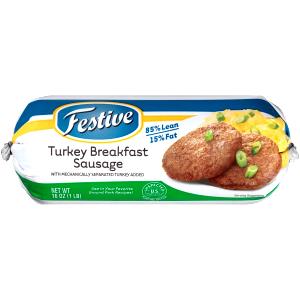 2 oz (56 g) Turkey Breakfast Sausage