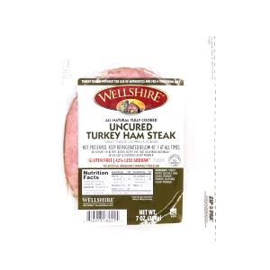 2 oz (56 g) Uncured Turkey Ham Steak