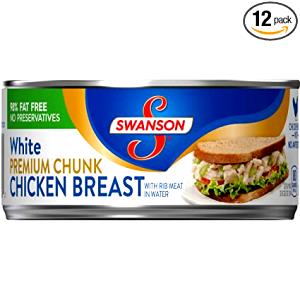 2 oz (56 g) White Premium Chunk Chicken Breast