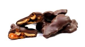2 oz (56.7 g) Chocolate Covered Peanut Brittle