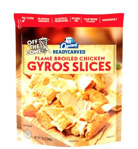 2 oz (57 g) Chicken Gyro Slices