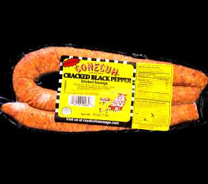 2 oz (57 g) Cracked Black Pepper Natural Hickory Smoked Sausage