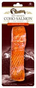 2 oz (57 g) Hot Smoked Coho Salmon