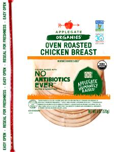 2 oz (57 g) Organic Oven Roasted Sliced Chicken Breast