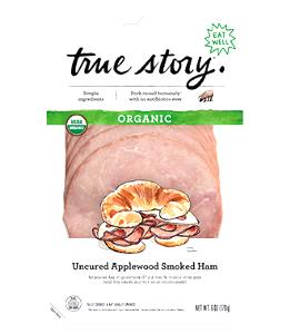 2 oz (57 g) Organic Uncured Applewood Smoked Ham