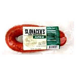 2 oz (57 g) Spicy Pepper Cheese Hickory Smoked Sausage with jalapeno Cheese