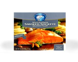 2 oz (57 g) Wild Alaska Keta Smoked Salmon
