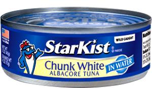 2 Oz Albacore Tuna In Water, Chunk White, Canned