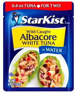 2 Oz Albacore White Tuna İn Water, Pouch, 6.4 Oz
