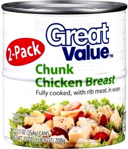 2 Oz Chicken Breast Chunks W/Rib Meat