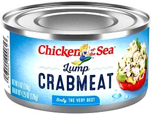 2 Oz Crabmeat, Lump, Canned