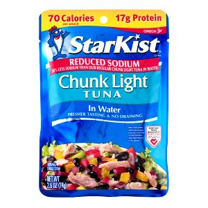 2 oz drained (56 g) Low Sodium Chunk Light Tuna in Water