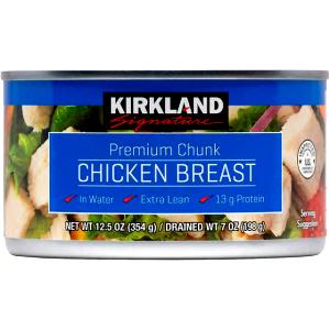2 oz drained (56 g) Premium Chunk Chicken in Water