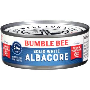 2 oz drained (56 g) Solid White Albacore in Vegetable Oil