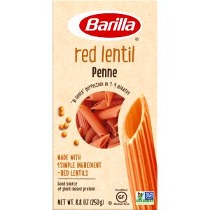 2 oz dry (56 g) Organic Red Lentil Penne Pasta