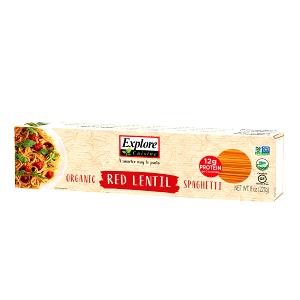 2 oz dry (56 g) Organic Red Lentil Spaghetti
