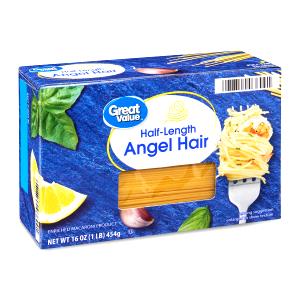 2 oz dry (56 g) Pot-Perfect Angel Hair Pasta
