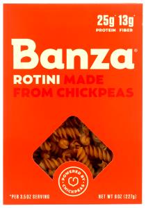 2 oz dry (56 g) Shells Made from Chickpeas